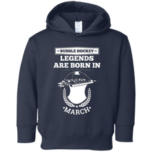Bubble Hockey Legends Are Born In March T-Shirt
