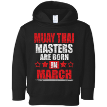 Muay Thai Masters Are Born in MARCH T-Shirt Distressed
