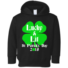 Lucky & Lit St Patricks Day Shamrock Irish Drinking