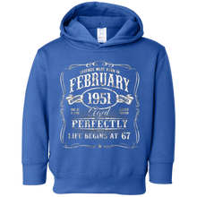 Legends Were Born In February 1951 T-Shirt 67th Birthday