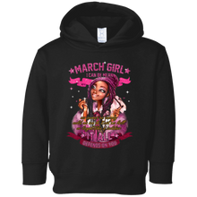 March Girl I Can Be Mean Pink Glitter Cute T-Shirt