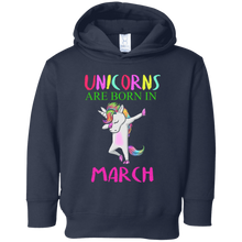 Unicorns are born in March birthday unicorn dab tshirt