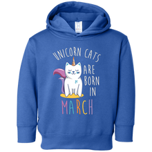 Unicorn Cats Are Born in March (kitty shirts funny)