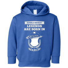 Bubble Hockey Legends Are Born In March T-Shirt