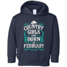 Country Girls Are Born In February T-shirt Country Souls