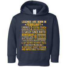 Legends Born In February Birthday T-shirt February Gift