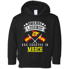 Funny Spanish Legends Are Created In March T-shirt Spain
