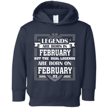 Legends Are Born On February 03 T Shirt February Birthday
