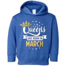 QUEENS ARE BORN IN MARCH T-SHIRT BIRTHDAY FUNNY PLUS SIZE