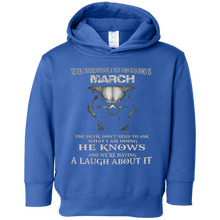 The Devil Don't Need To Ask - Born in March - Man T-shirt