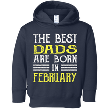 Best Dads Are Born in February men's T-shirt Funny Dad shirt