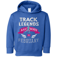 Girls' Track Legend Born in February Birthday Gift T-Shirt