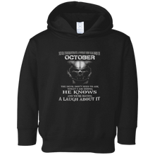 The Devil Don't Need To Ask- Born in October - Woman T-shirt