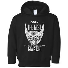 Mens Only the Best Beards Are Born in March Birthday Shirt Men