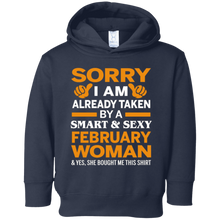 Sorry I'm Taken By A Smart And Sexy February Woman T-Shirt