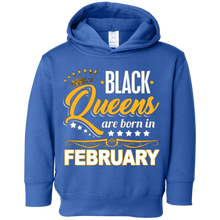 Black Queens Are Born In February Birthday Shirt Melanin