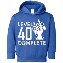 Level 40 Complete Video Gamer Geek 40th Birthday 1977 T-Shir