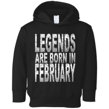 Legends Are Born In February T-Shirt for Birthday
