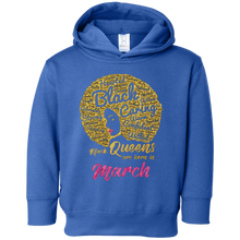 Black Queens Are Born In March Birthday T-Shirt for Women