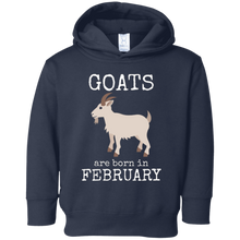 Goats are Born in February Goat Birthday Shirt