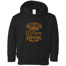 17 Of Being Years Awesome November 2000 Tee Shirt