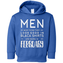 Men who look good in black shirts are born in February shirt