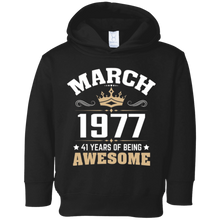 Birthday gift March 1977 - 41 years of being awesome