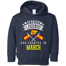 Funny Spanish Legends Are Created In March T-shirt Spain