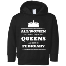 Queens Are Born In February T-shirt Funny Tee
