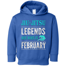 Best Classic Jiu Jitsu Gift T-Shirt, Legends are Born in Feb