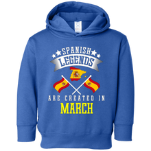 Funny Spanish Legends Are Created In March T-shirt Spain