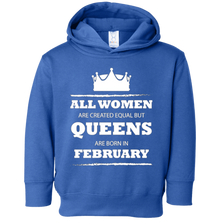 Queens Are Born In February T-shirt Funny Tee