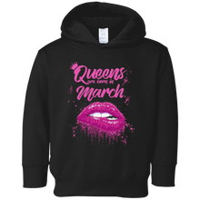 Queens Are Born In March Birthday T-Shirt for Black Women