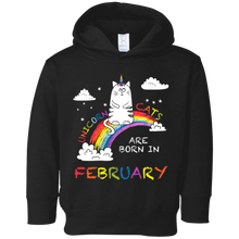 Unicorn Cats Born in February (unicorn clothing for girls)