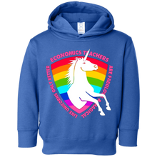 Unicorn Economics Teacher T-Shirt Kindergarten & High School