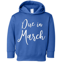Due in March Pregnancy Announcement T-Shirt for Women Moms