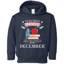 Teaching Legends are Created in December T-Shirt