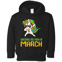 Unicorns Are Born in March Birthday T-Shirt