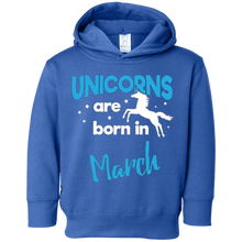 Unicorns Are Born In March T Shirt | Birthday Gift Idea
