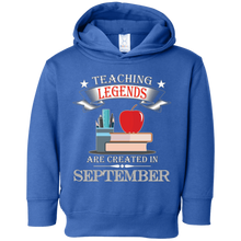 Teaching Legends are Created in September T-Shirt