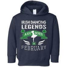 Girls Irish Dancing Gift T-Shirt, Legends Born in February
