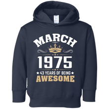 Birthday gift March 1975 - 43 years of being awesome