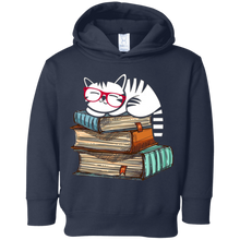 Cat Book Nerd Reader With Glasses Cute Geek Funny T-shirt