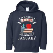Teaching Legends are Created in January T-Shirt