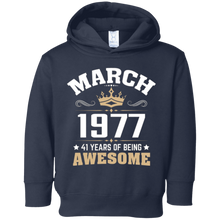 Birthday gift March 1977 - 41 years of being awesome