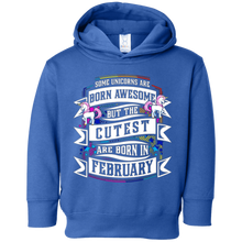 Some Unicorns Born Awesome But Cutest Born In February Tee