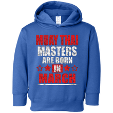 Muay Thai Masters Are Born in MARCH T-Shirt Distressed