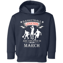 Basketball Legends are Created in March T-Shirt