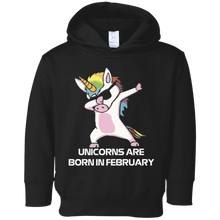 Unicorns are Born in FEBRUARY Cute Dabbing Birthday T Shirt