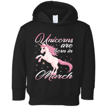 Unicorns Are Born In March Unicorns Birthday T-Shirt